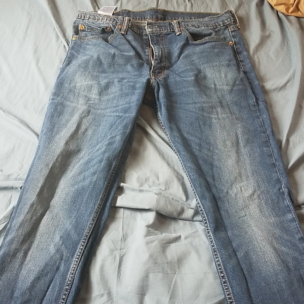 511 levis slim straight blue jeans 36x32
